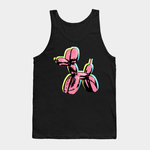 Balloon Dog Pop Art Tank Top by WPHmedia